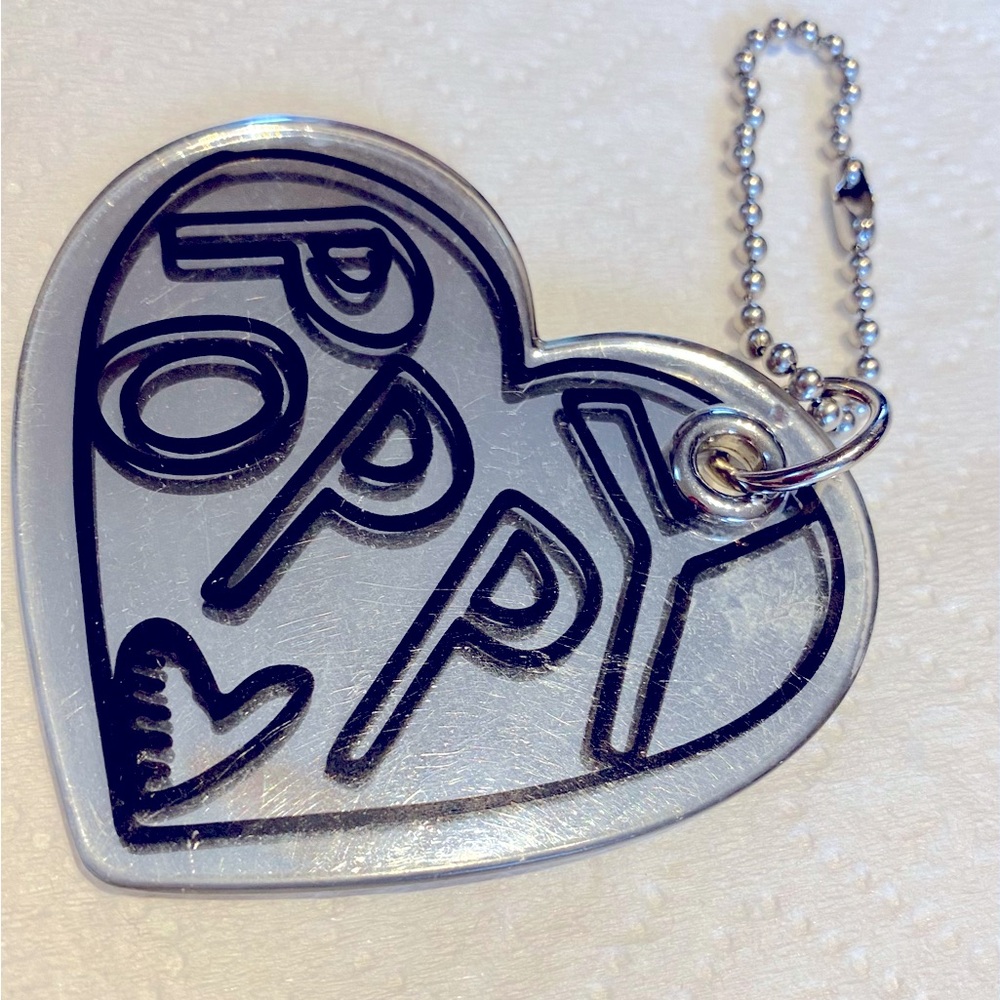 Coach POPPY large hang tag - MIRRORED